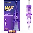 Mast Pro2 Tattoo Needles Cartridges, Pro Needles Pins for Super Aritsts, 20 Count, Disposable Round Liner 1207RL