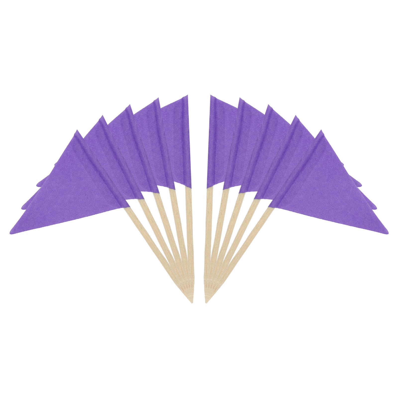 PATIKIL Flag Toothpicks, 100 Pcs Colorful Cheese Markers Colored Toothpicks Labeling Marking Cake Toppers Cupcake Sandwiches Cocktail Party Decor, Orange