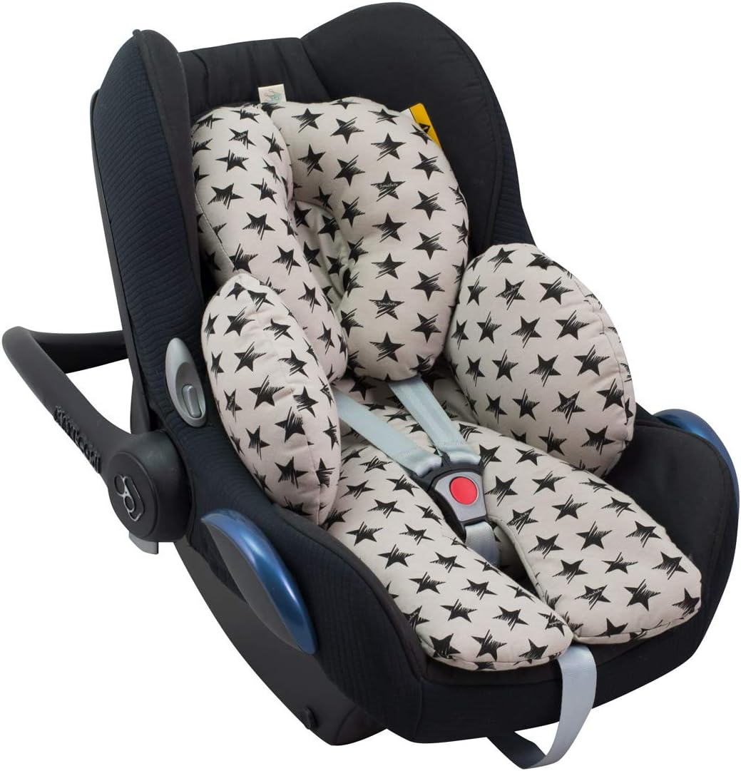 JYOKO KIDS Universal Baby Seat Reducer for Car Seat Carrycot and Pushchair, Dragonfly, Head, Body and Back Support 3 pieces - Image 4