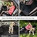 EVOest Dog Car Seat Cover, Pet Seat Cover for Cars/Trucks/SUV's, Hammock Convertible, 100% Waterproof Pet Back Seat Protector with Extra Side Flaps, Bonus Pet Seat Belt & Tote Bag