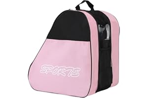 Vaveren Portable Roller Skates Bag, Ice Skating Bag, Handbags Skates Storage Bag, Adjustable Shoulder Strap Skating Shoes Bag