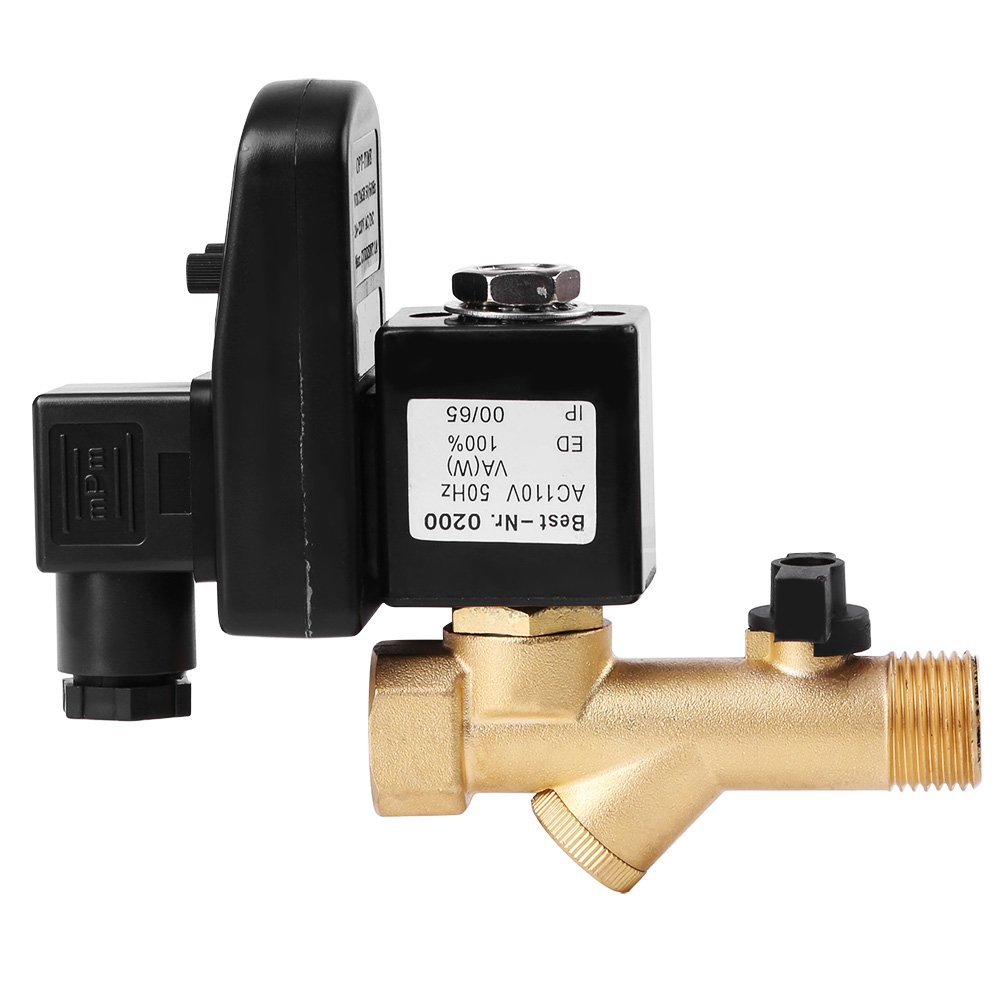 Automatic Drain Valve G1/2 DN15 Automatic Electronic Timed Drain Valve for Air Compressor Condensate Management