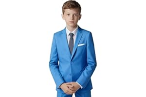 SHINFAN Boys Blazer Suit Jacket Formal Slim Fit Kids Sport Coat