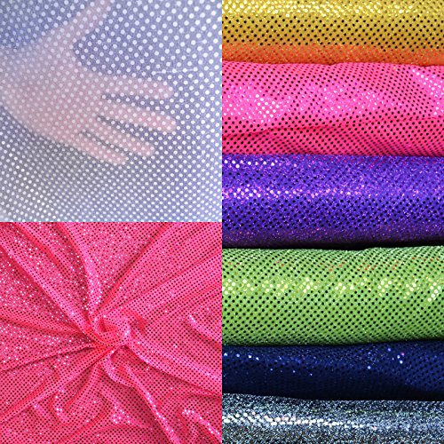 Lilac Small Dot Confetti Sequin Fabric 45 inches wide sold by the yard