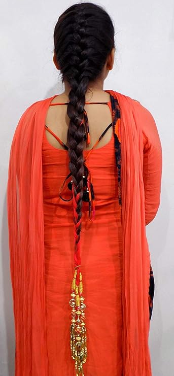 Iyaan Punjabi Paranda Parandi Braid Tassles Hair Accessories For