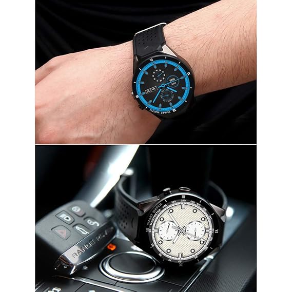 Amazon.com: CIGOO KINGWEAR KW88 Pro 3G Smartwatch Phone 1.39 ...
