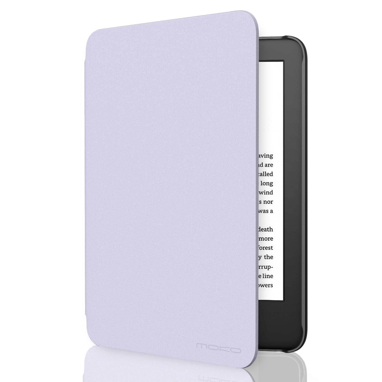 MoKo Case for 6" ALL-New Kindle (11th Generation-2024/2022 Release), Light Shell Cover with Auto Wake/Sleep for Kindle 11 2024/2022 E-Reader, Taro Purple — image 1