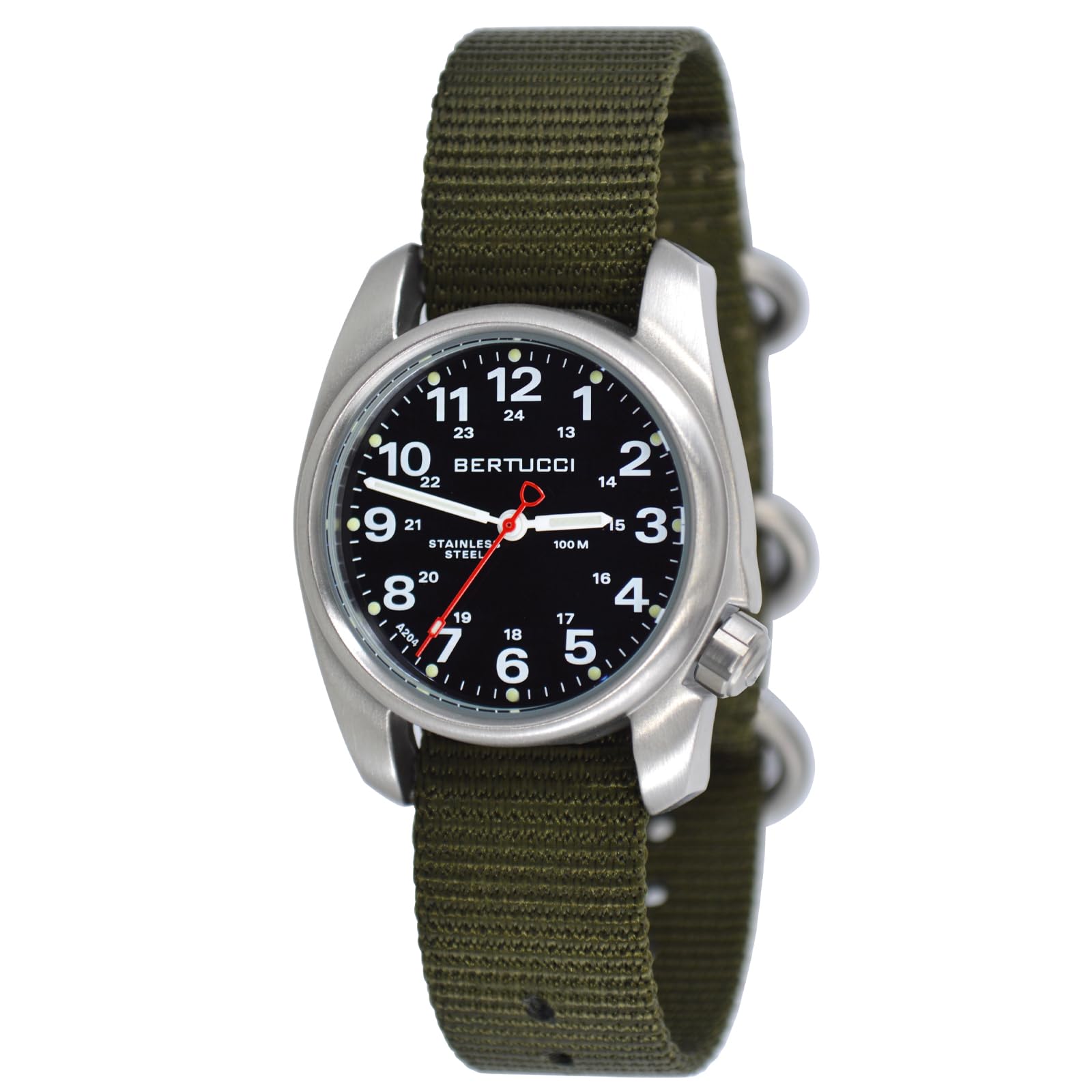 BERTUCCI® 36 mm Stainless Steel Field Watch - A-1S