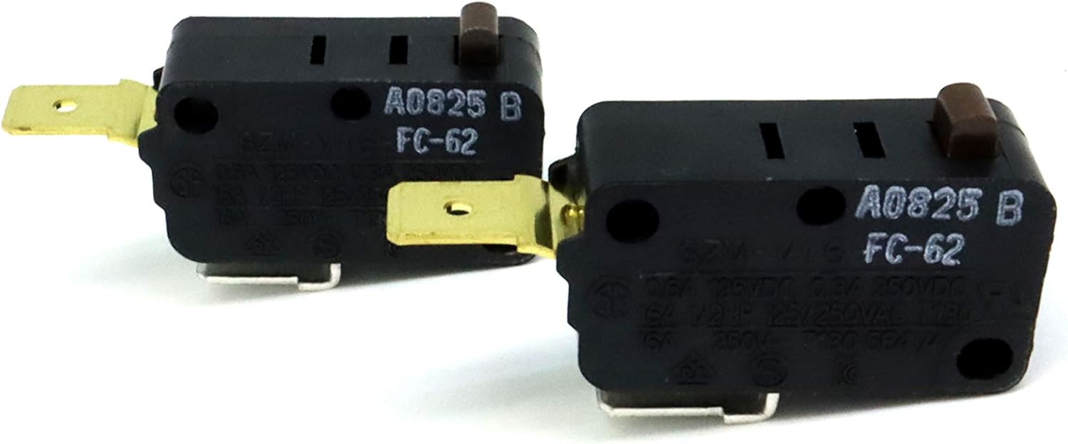SZM-V16-FC-62 W10269458 Replacement Part (2pk) by OEM Mania for Microwave Door Switch: Home Improvement