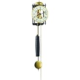 Hermle New Skeleton Wall Clock Brass 70731000711,Germany