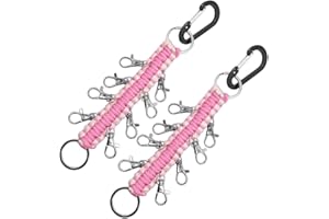 Lovecheer 2PCS Cheer Bows Holders Paracord Handmade Cheer Bow Accessories for Cheerleading Teen Grils High School Sports