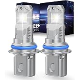 NITEGUIDE Light Bulbs for Nissan Frontier 2001-2022, For Dodge Stratus 1995-2006, For Dodge Neon 1995-2002, For Dodge Grand Caravan 1996-2007, High Low Beam Bulbs, 6500K Cool White, 2 PCS