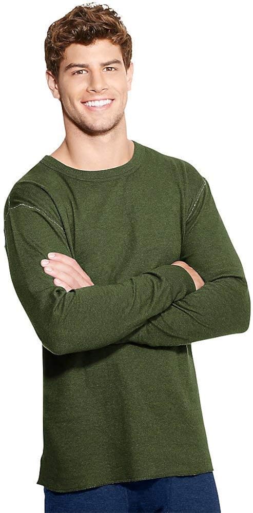 Duofold Men's Mid Weight Crew Neck Thermal Sleepwear at  Men’s Clothing store: Base Layer Tops