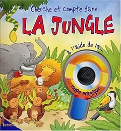 Cherche et compte dans la jungle à l'aide de la loupe magique