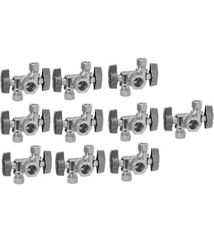 Maintenance Warehouse® Multi-Turn Dual Angle Stop Valve 1/2 Fip X 3
