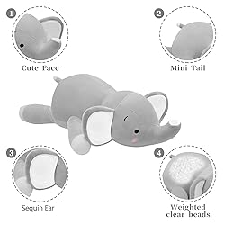 CSVBTRF 4.2 lbs 23" Elephant Weighted Stuffed