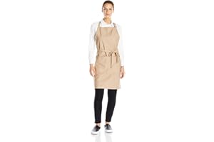Uncommon Threads Womens Adj Butcher Apron 2 Section Pkt Uniform Apron