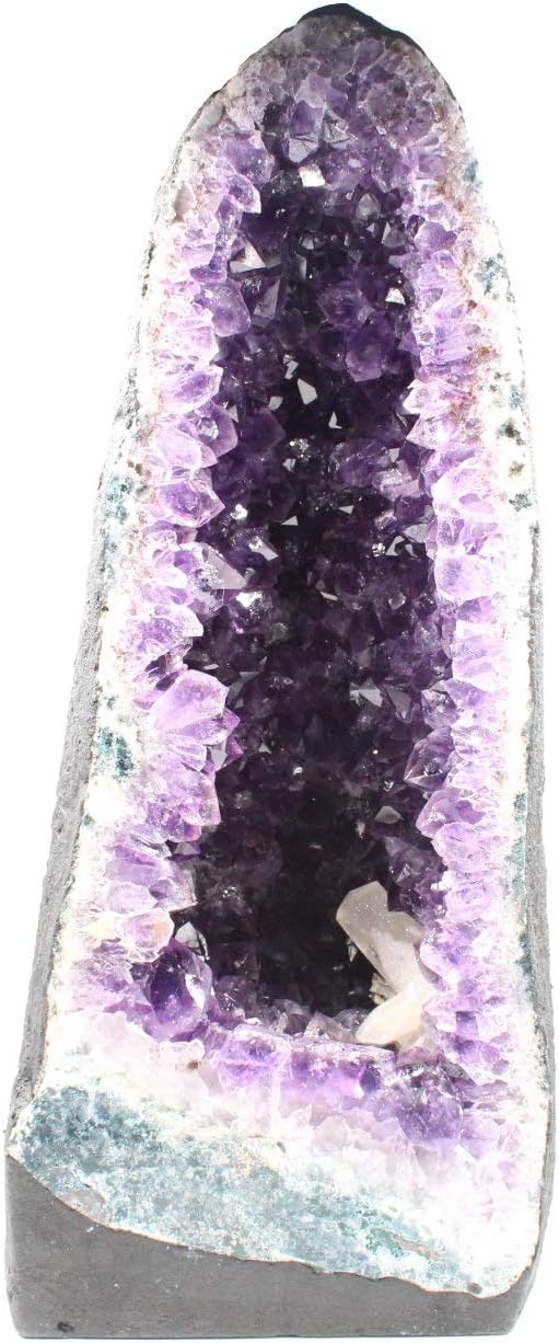 Ravaka et Mineraly Amethyst geode with crystal of calcite 12900gr 430mm of Brazil