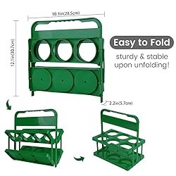Bodaon 6 Cup Drink Carrier with Handle, Plastic Cup