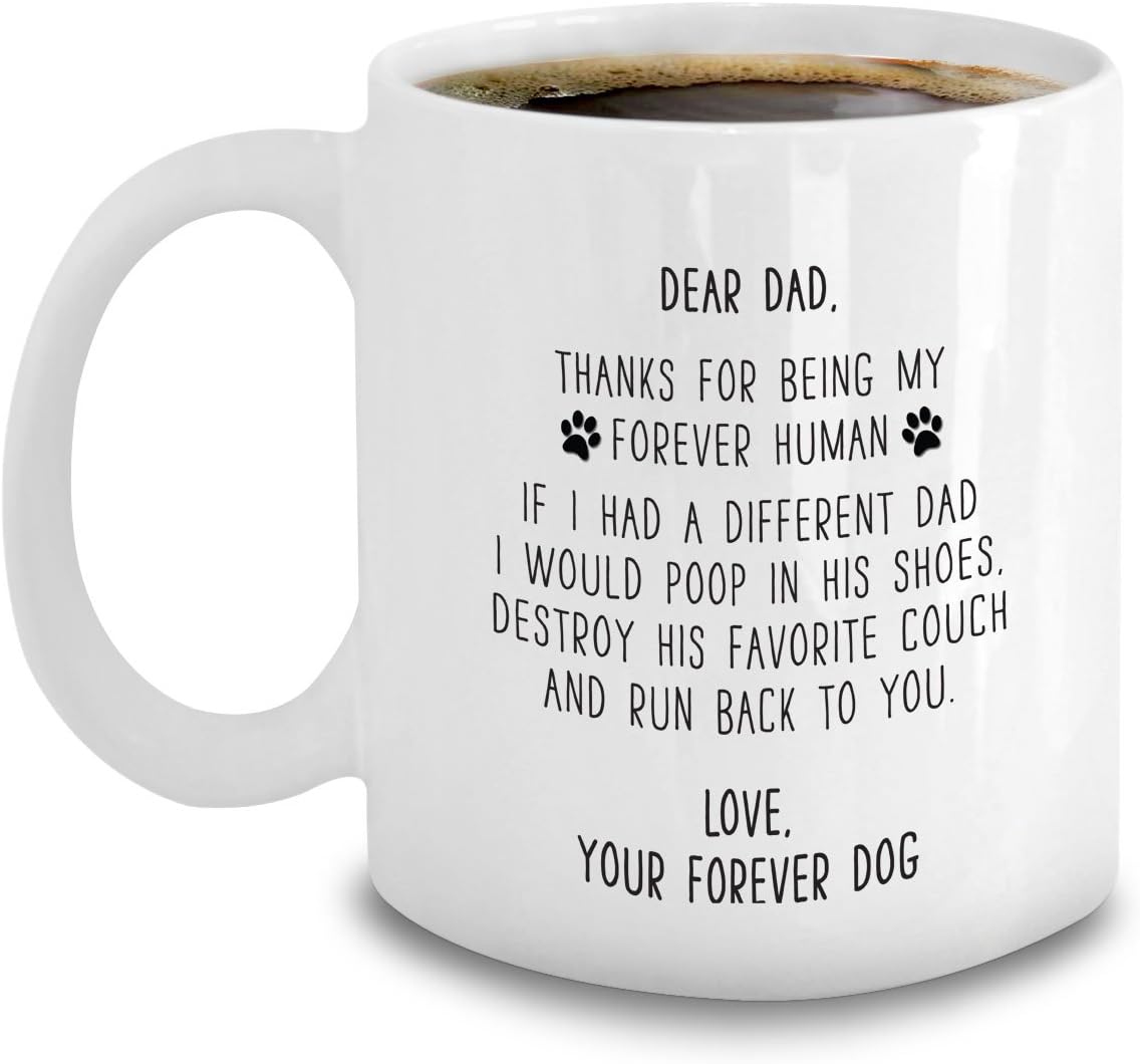 Amazon.com: Funny Dear Dog Dad Mug - If 