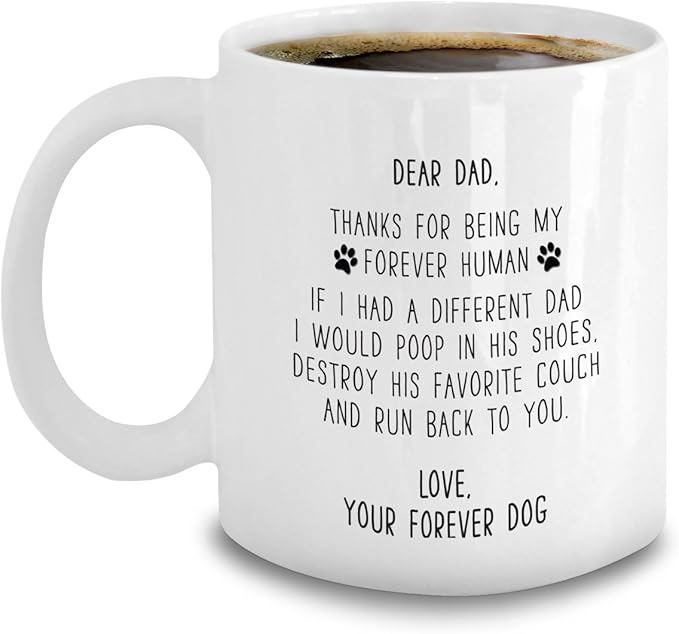 dear daddy dog mug