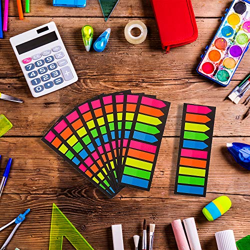 2000 Pieces Page Markers Tabs,Colored Sticky Tabs for Books, Notebooks