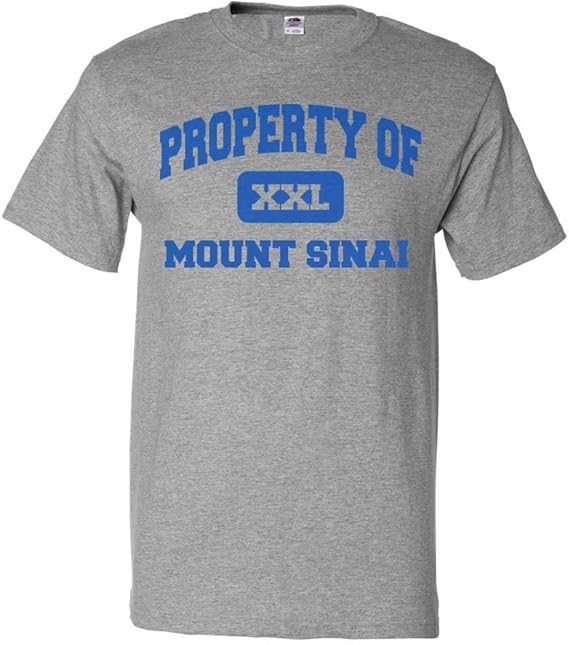 ShirtScope Property of Mount Sinai T Shirt Funny Tee Clothing