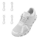 NDTEZUGT 2 Pairs 1/10" (2.5mm) Elastic Thin Shoe
