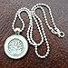 Magical Fairy Glow in the Dark Necklace Tree of Life Aqua