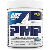GAT SPORT PMP (Peak Muscle Performance), Pre-Workout, 30 Servings (Blue Raspberry (Stim-Free))