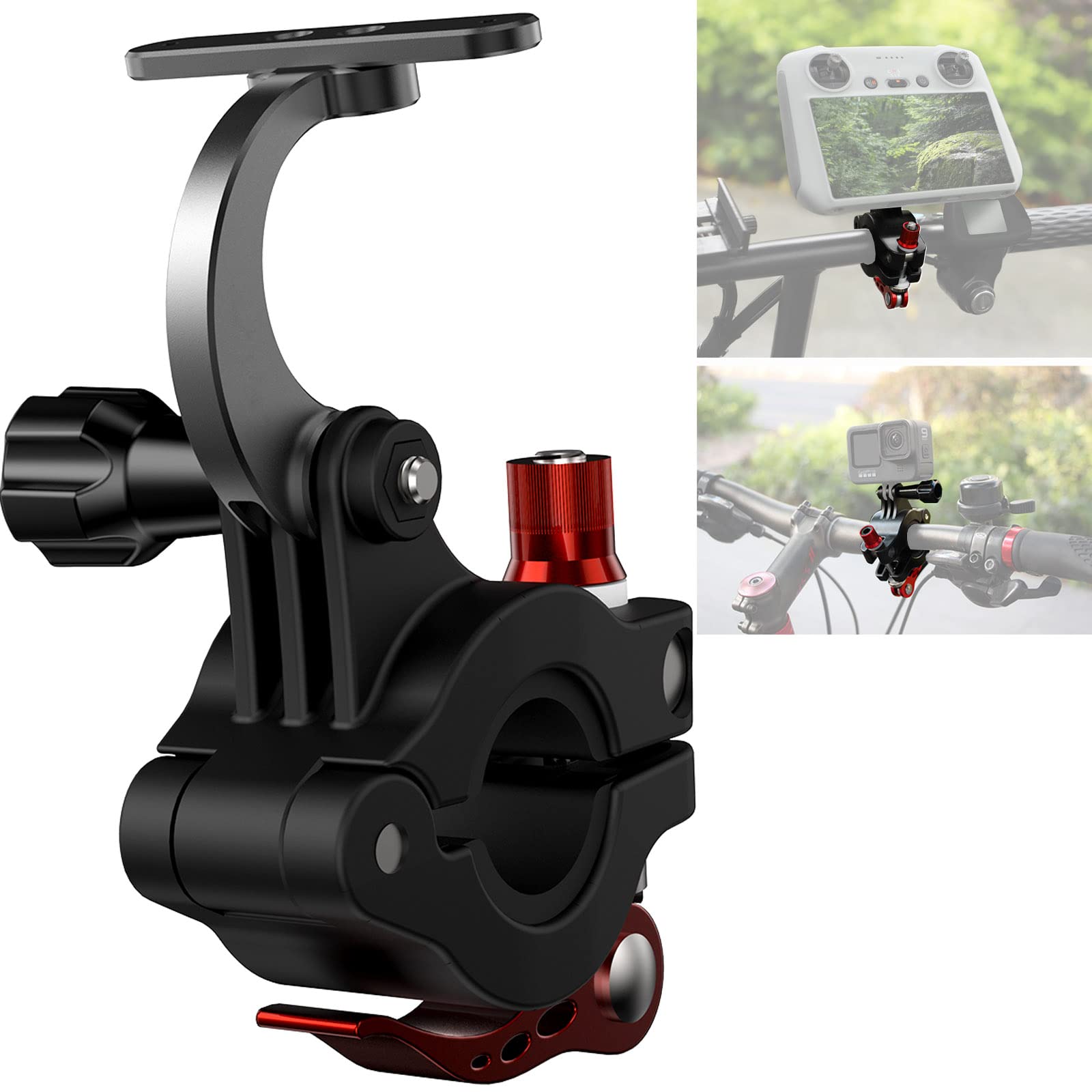 Honbobo Mavic 3 Classic/Mini 3 Pro Remote Control Bicycle Bracket Bike Mount Riding Stand Bike Clip Accessories compatible with DJI Mini 3/DJI Mavic 3 Classic/DJI RC/DJI Mini 3 Pro
