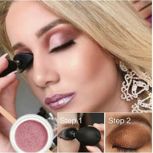 As Seen-On-TV, DOUMI 2019 Lazy Eye Shadow Applicator Silicon Eyeshadow Stamp Crease Popular (Black) best eye shadow stamps
