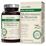 NatureWise Men's Multivitamin & Mineral Whole Food Complex with Joint Support