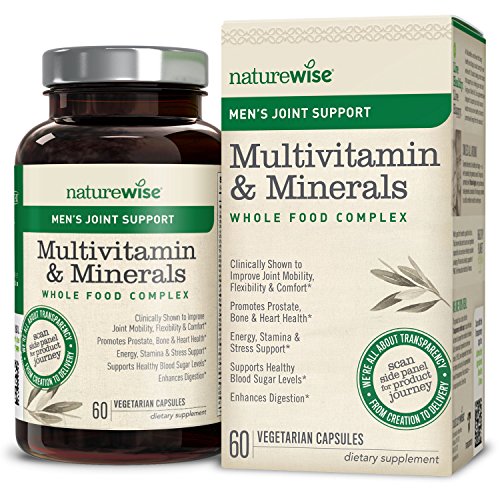 NatureWise Men's Multivitamin & Mineral Whole Food Complex with Joint Support NatureWise Men's Multivitamin & Mineral Whole Food Complex with Joint Support