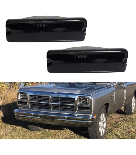 Parking Light Set For 1987-1993 Dodge Ram 50 & 1987-1996 Mitsubishi Mighty Max - DOT/SAE