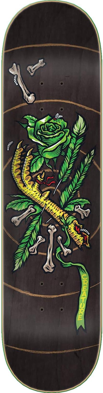 Creature Talisman Skateboard Deck -8.5 Cold Press - (Bundled with Free 1'' Hardware Set)