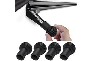 TOLDEAR 4 Packs RV Gutter Spout Caps, Easy to Install and not Easy to Fall Off RV Cover Pretector, Keeps The Gutter Spout Ends from Ripping Camper Cover RV Accessories