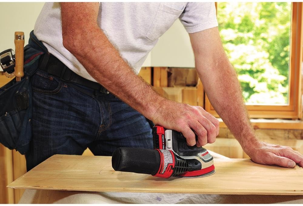 PORTER-CABLE 20V MAX Random Orbital Sander, Cordless, 5-Inch, Tool Only (PCCW205B) - - 