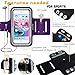 smartlle Arm Phone Holder for Running, Armband Cellphone for iPhone 15 14 13 12 11 Pro Max/XR/8 7 6s Plus, Galaxy A/S/Note Up to 6.9’’, for Exercise Gym Fitness Sports Gear-Purple