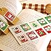 ALIMITOPIA Christmas Sticker Stamp Shape Self-Adhesive DIY Sticker Xmas Santa Gift Sealing Decoration Paster Baking Packing Label Envelope Seals(10 Sheets,100pcs)
