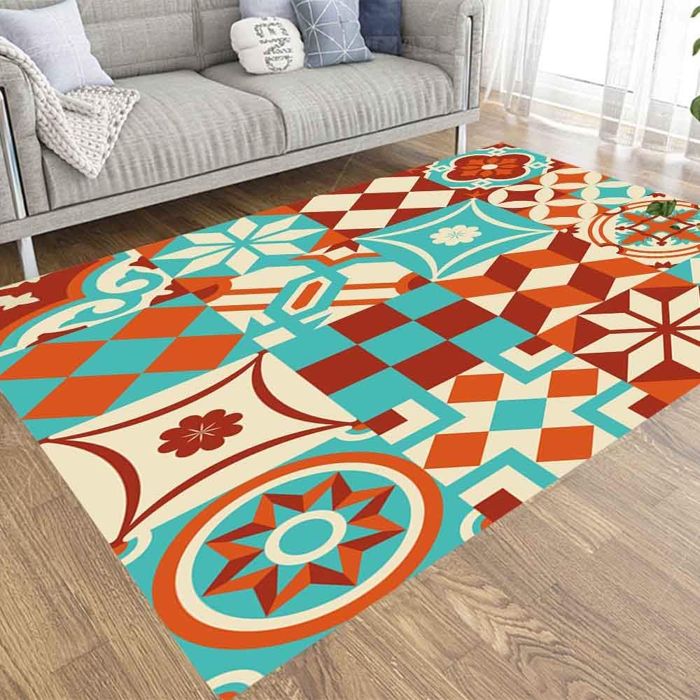 2X3 Area Rug, Musesh Area Rug Small Area Rug Washable Area