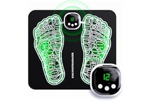 PAYMENT TREE EMS Foot Massager for Neuropathy Foot Massager for Circulation and Pain Relief Sport Electric Foot Massager Mat Feet Massager Pad Muscle Relaxation
