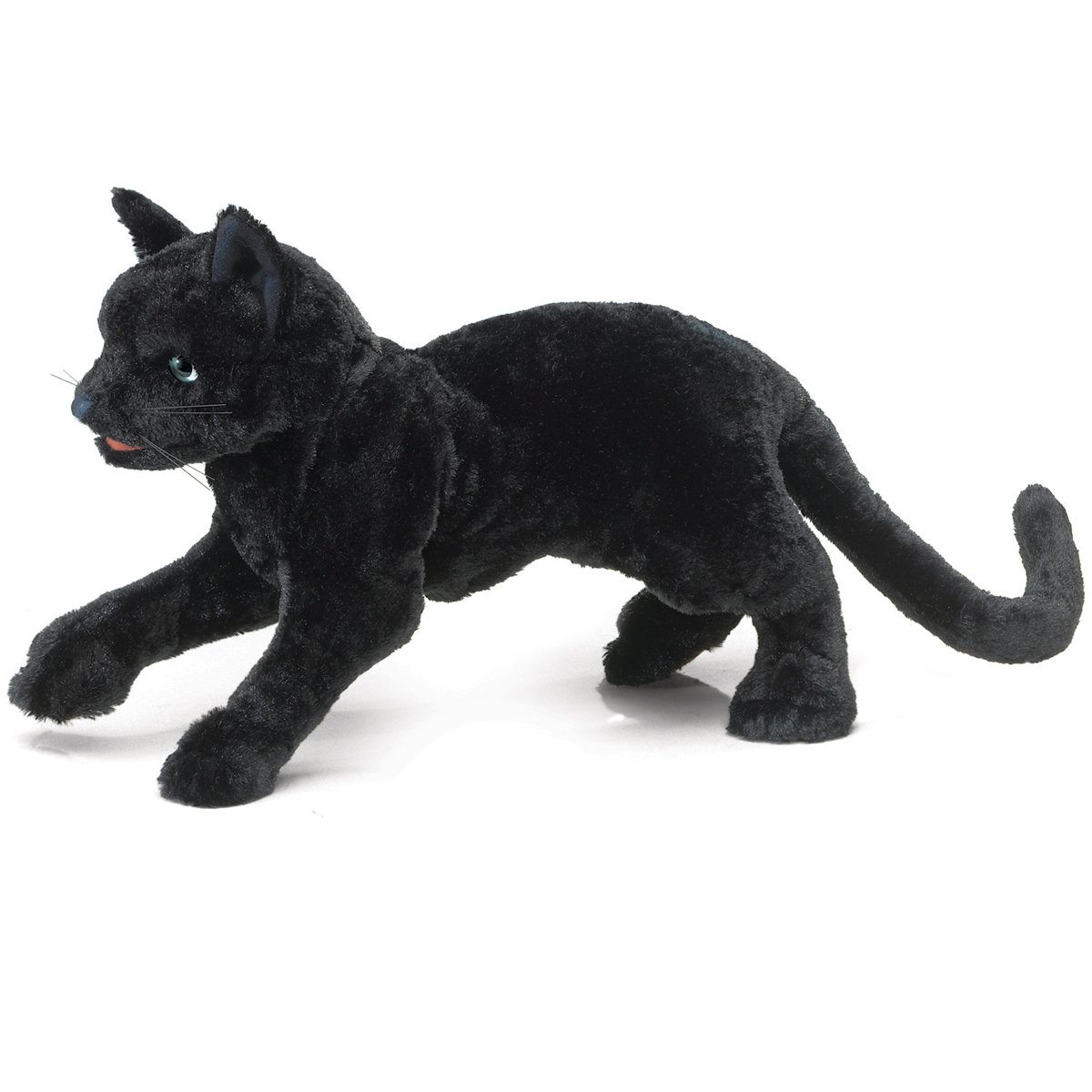 Folkmanis Cat Puppet (Black), 23 centimeters