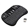 Dreamlink 3 Colour Backlit 2.4GHz Mini Wireless Keyboard and Mouse Wireless Touchpad Rechargeable Combos for PC Pad Android T