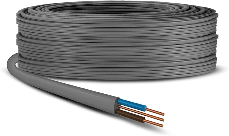 Primes DIY Twin and Earth Cable 1.5mm BASEC Approved 4 Metres 6242Y