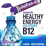 Zipfizz Healthy Energy Drink Mix, (Grape, 30-Count)