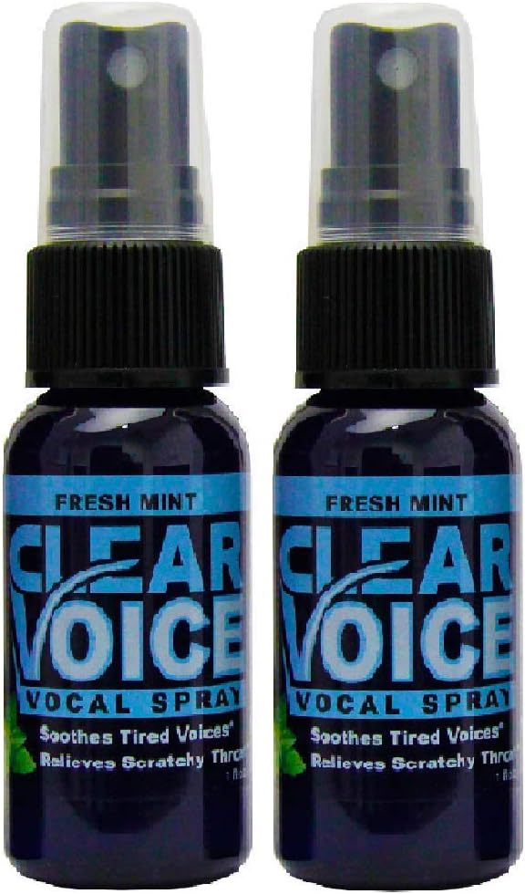 Clear Voice Vocal Spray Fresh Mint Flavor 1 oz Health
