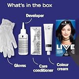 LIVE Intense Colour Deep Black 099 Hair Dye Pack of 3 with Vibrancy Serum view 5