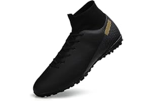 Roniluu Men Football Cleats,Women's Turf Soccer Shoes Indoor Outdoor Breathable Football Boots Youth Training Sneakers