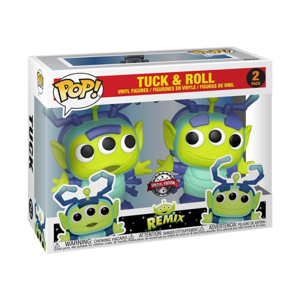 Funko Pop! Disney: Pixar - 2 Pack Alien As Tuck & Roll - Collectable Vinyl Figure - Gift Idea - Official Merchandise - Toys for Kids & Adults - Movies Fans - Model Figure for Collectors and Display